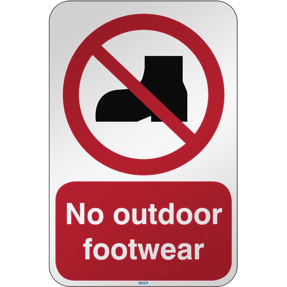 Brady, Sicherheitskennzeichnung, ISO Safety Sign - No outdoor