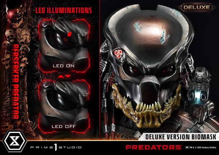 Actual product image Prime 1 Studio Predators statuette Berserker Predator Deluxe Version 100 cm