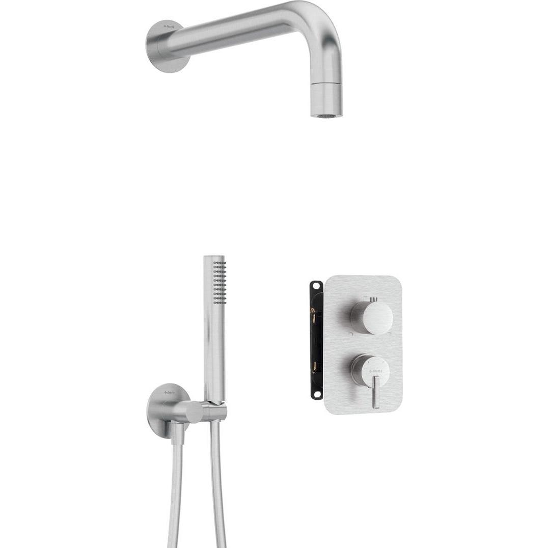 Deante, Rubinetteria per bagno, Set doccia a incasso con miscelatore BOX - con doccetta