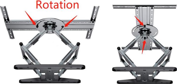 Image du produit Gembird Rotation full Motion Wall Mount (Mur, 50 kg, 40" - 80")