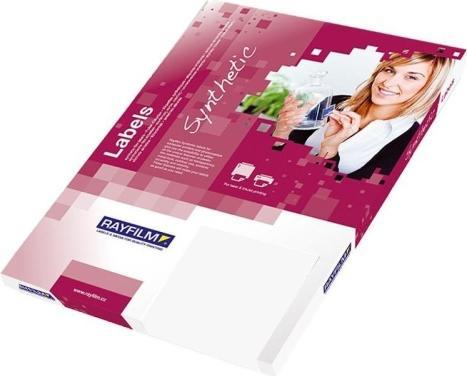 GCS Rayfilm LASER Synthetic PET film Self-Adhesive Labels Matte Silver A4 10 sheets