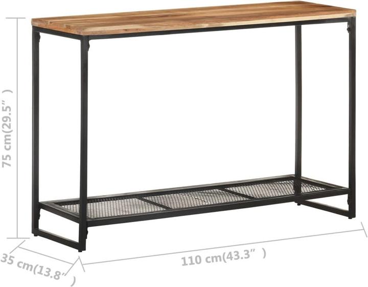 Produktbild vidaXL Konsolentisch (110 x 35 x 75 cm)