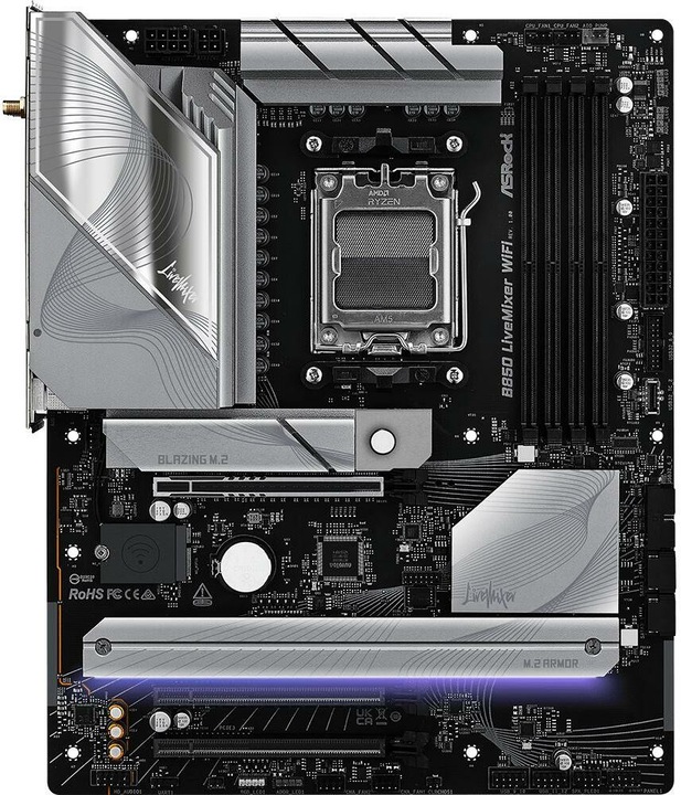 AsRock B850 LiveMixer WiFi (AM5, AMD B850, ATX)