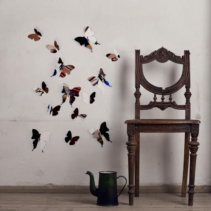 Actual product image Walplus Butterflies (9 x 9.5 cm)