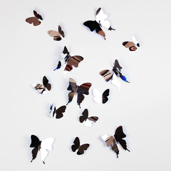 Actual product image Walplus Butterflies (9 x 9.5 cm)