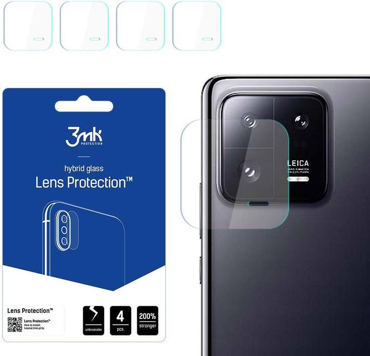 3MK Camera protection glass, camera glass (4 pcs., Xiaomi 13 Pro)