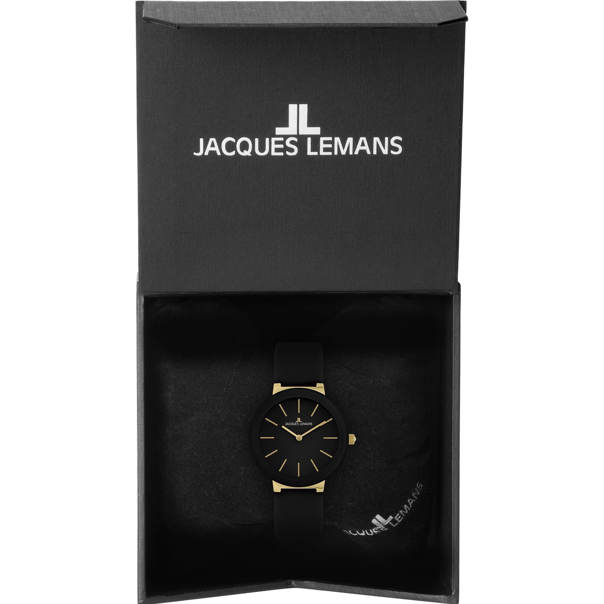 Thumbnail - Jacques Lemans, Armbanduhr, Damenuhr Classic, Gelb, (Analoguhr, 34 mm)