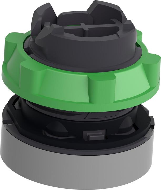 Actual product image Schneider Electric Pushbutton, front, plastic, momentary, ZB5AA1C0
