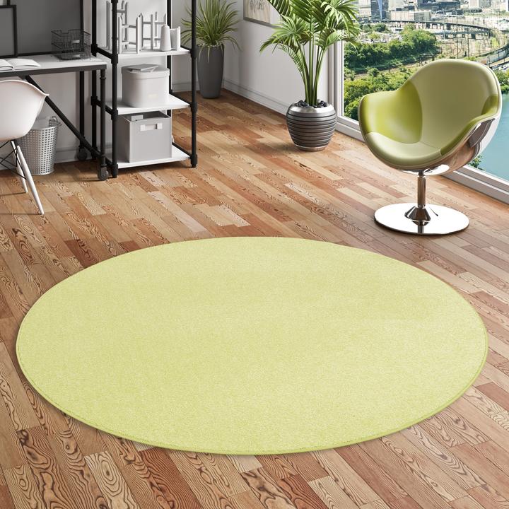 Actual product image Snapstyle High Pile Velour Carpet Luna Round (100 x 100 cm)