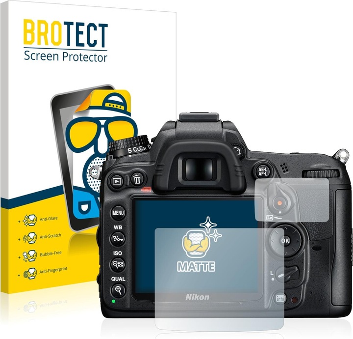 Produktbild BROTECT Entspiegelungs-Schutzfolie Displayschutz Matt (Displayschutz, D7000)