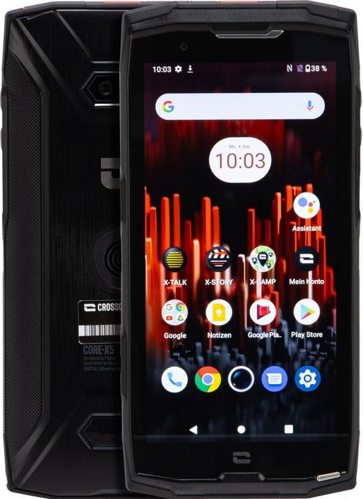 Productafbeelding Crosscall CORE-X5 (64 GB, Zwart, 5.45", Dubbele SIM, 48 Mpx, 4G)