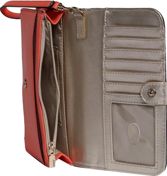 Actual product image Guess Kasinta, Textile Wallet, ZG850042, Coral, For Women