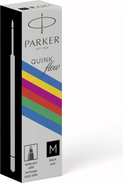 Parker Pen Quinkflow (Ersatzmine, Schwarz)