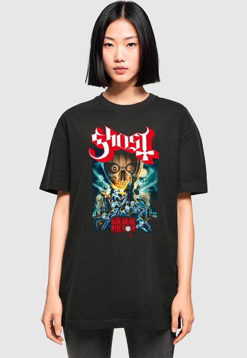 Produktbild Merchcode Ladies Ghost - Poster Oversized Boyfriend Tee - 173823 (5XL)