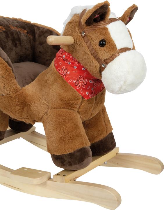 Actual product image small foot Rocking horse with seat
