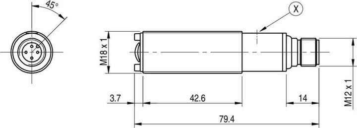 Micro MD DETECTORS Opto sensor FARW/BP-1E FARW/BP-1E 10 - 30 V/DC 1 pc.