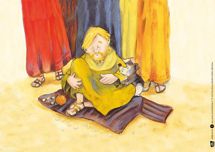 Produktbild Bildkarten für unser Erzähltheater: Jesus und Bartimäus (Deutsch, Klaus-Uwe Nommensen, Petra Lefin, Susanne Brandt, 2021)