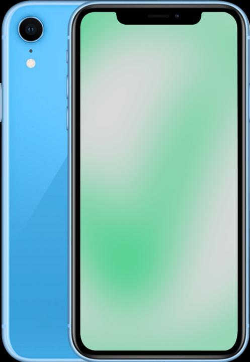 Actual product image Revendo iPhone XR (64 GB, Blue, 6.10", 12 Mpx, SIM + eSIM, B / Very good)