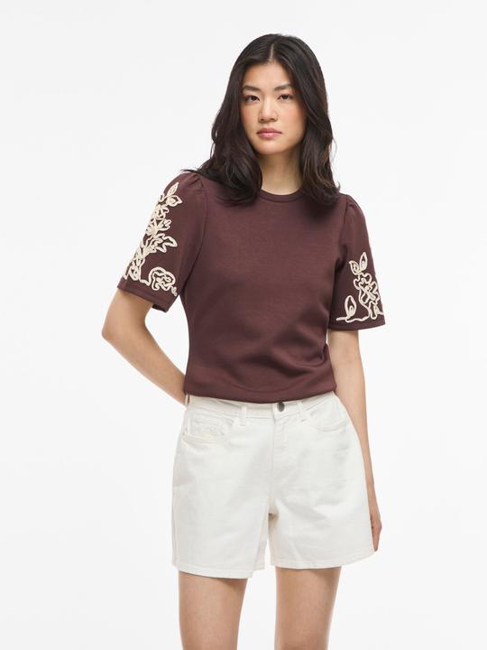 Produktbild Vila VIMIA Rundhals Sweatshirt mit kurzen Ärmeln (L)