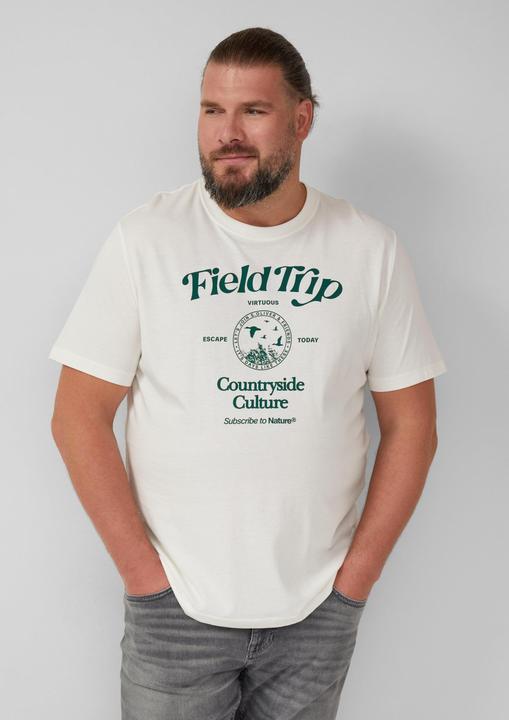 Produktbild S.Oliver T-Shirt Baumwoll-T-Shirt mit Frontprint (4XL)