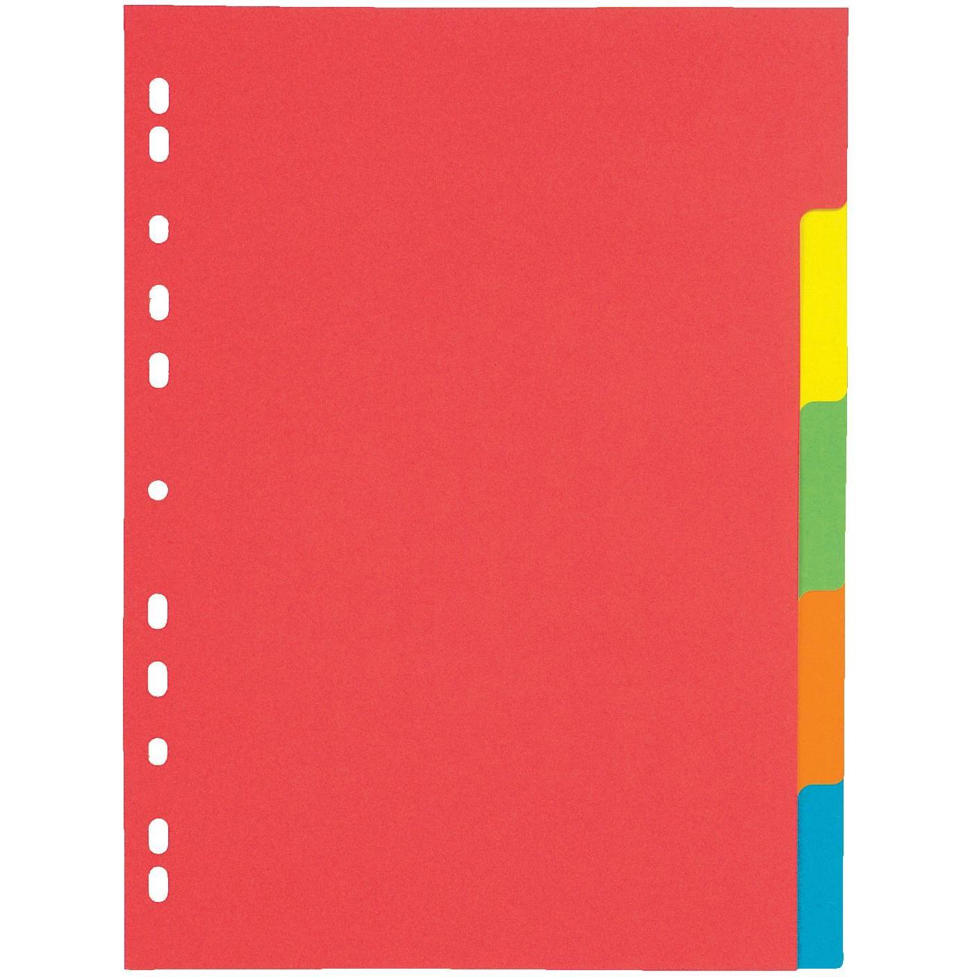 Pagna, Ordner Zubehör, 31051-20 Register, A4, 5-teilig, 5-farbig