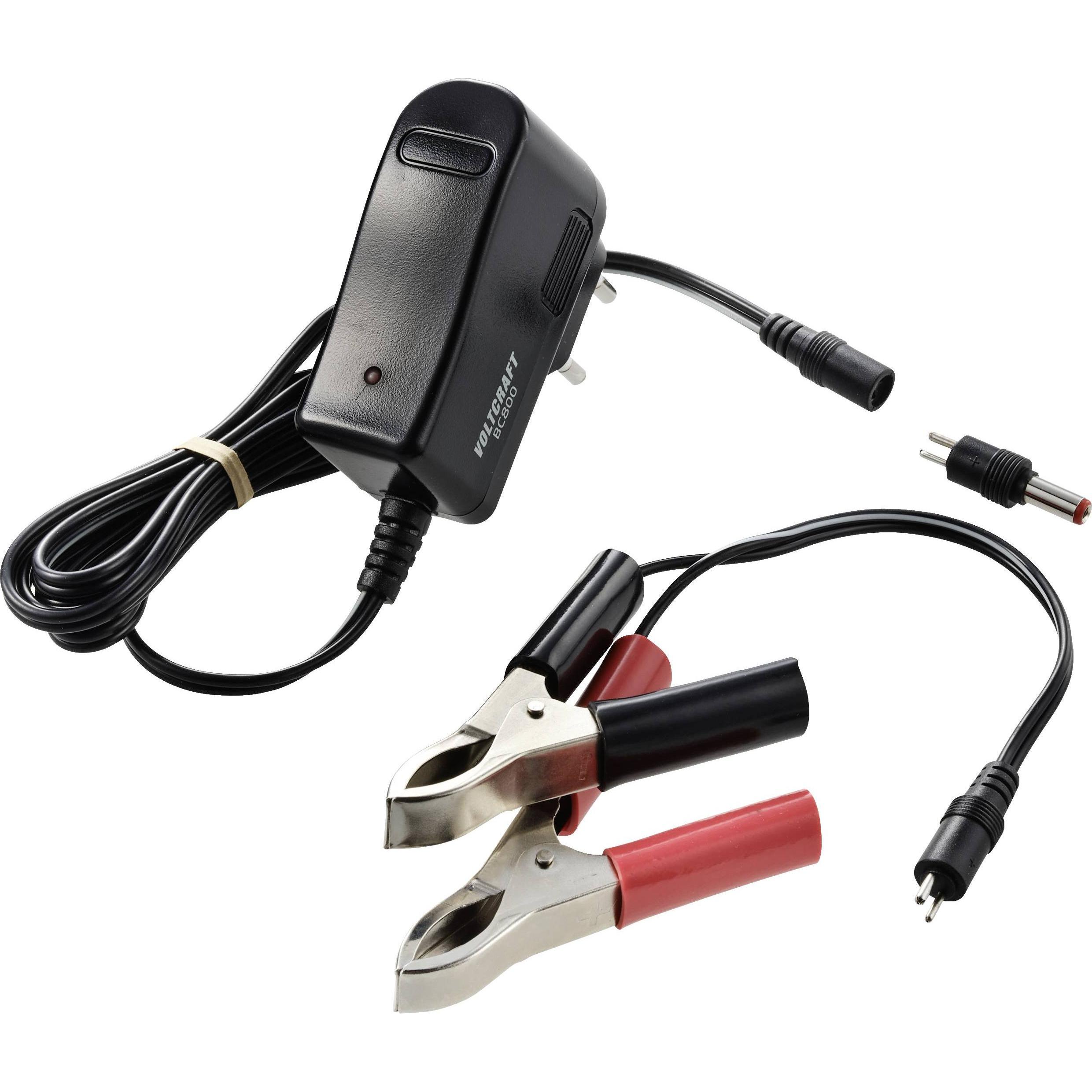 Voltcraft Caricabatterie per batterie al piombo BC800 6 V, 12 V Corrente di carica (max.) 0,8 A, Caricatore RC