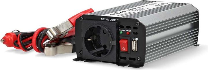 Immagine prodotto Nedis Inverter di potenza a onde sinusoidali modificate - Tensione di ingresso: 12 V DC - Connessione di