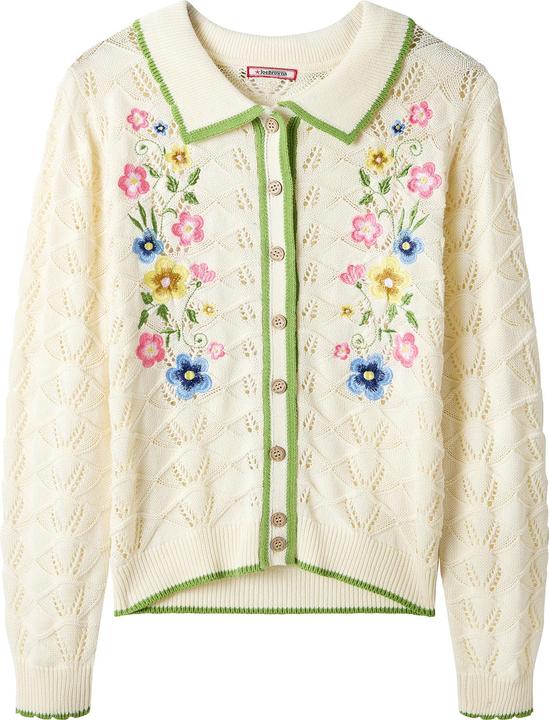 Produktbild Joe Browns Floral Embroidered Knit Collared Cardigan (40)