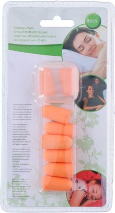 Earplugs foam 8pcs+plastic (8 x)