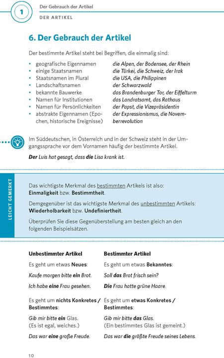Produktbild Grammatik kurz & bndig Deutsch als Fremdsprache (Deutsch, 2025)