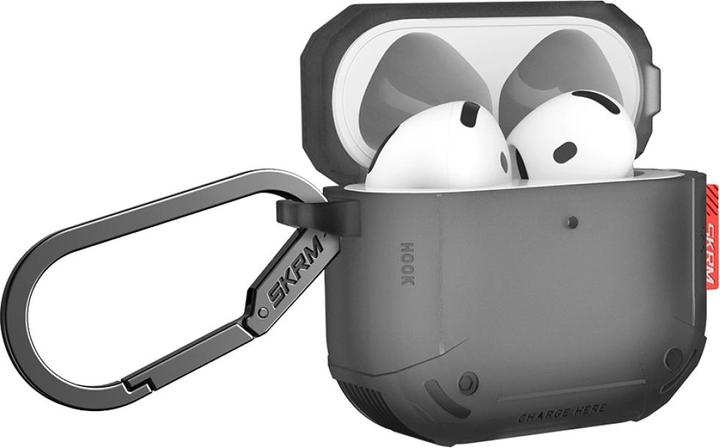 Produktbild Skinarma Case Mecha CE for AirPods 4 smoke (Kopfhörer Hülle)