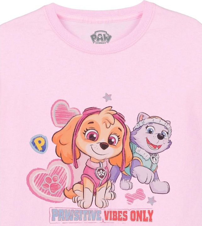 Produktbild Paw Patrol Pawsitive Vibes Only TShirt Mädchen (128)