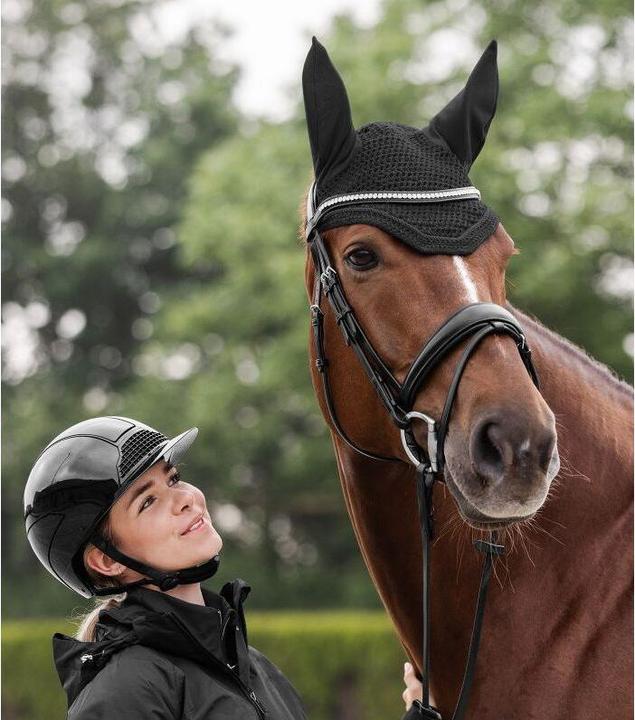 Image du produit Waldhausen Basic oreilles de mouche pour chevaux noir demi-sang