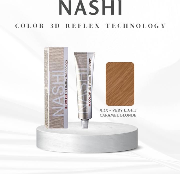 Image du produit Nashi Color 3D Reflex Technology Haarfarbe (9.23 - Blond caramel très clair)