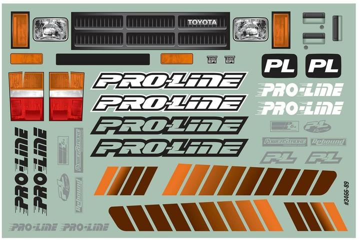 Image du produit Pro-Line 1985 Toyotta HiLux SR5 carreau clair (Cab & Bed)