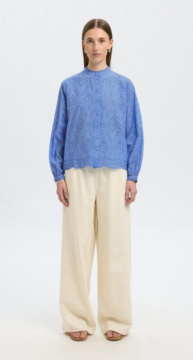 Produktbild Selected Broderie Anglaise Hemd (42)