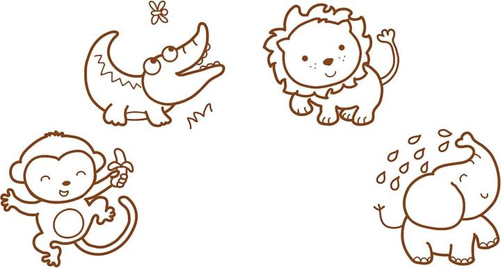 Produktbild Aladine Baby Stempel Savanne ECO