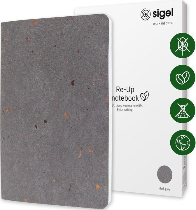 Image du produit Sigel Carnet Re-Up Softcover (14 x 20 cm, Quadrillé, Couverture souple)
