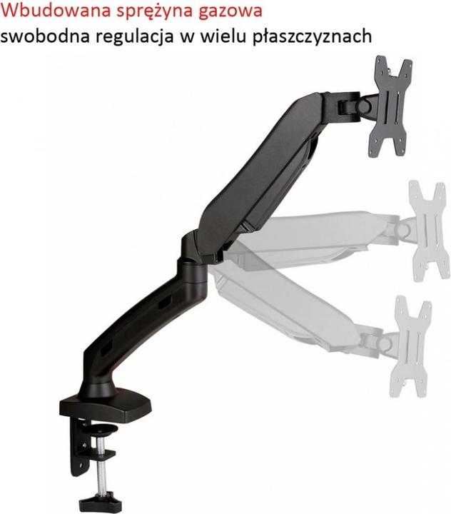 Produktbild Art RAMM L-11GD Tischhalter auf Gasfeder für 1 Monitorius LED (Tisch, 27")