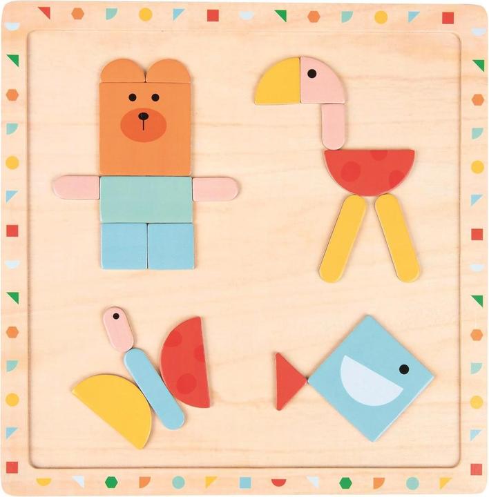 Actual product image Spielba Magnet game with templates