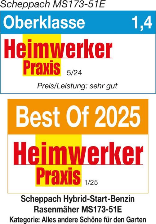 Label énergétique Scheppach MS173-51E (Essence)