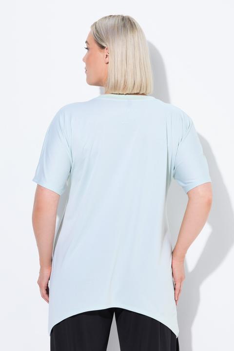 Actual product image Ulla Popken Quick Drying Pointed Hem Stretch Fit Tee (50, 52)