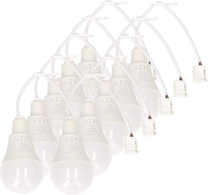 Actual product image Max Hauri Construction site lamp LED with connection cable + plug-in terminal (900 lm)