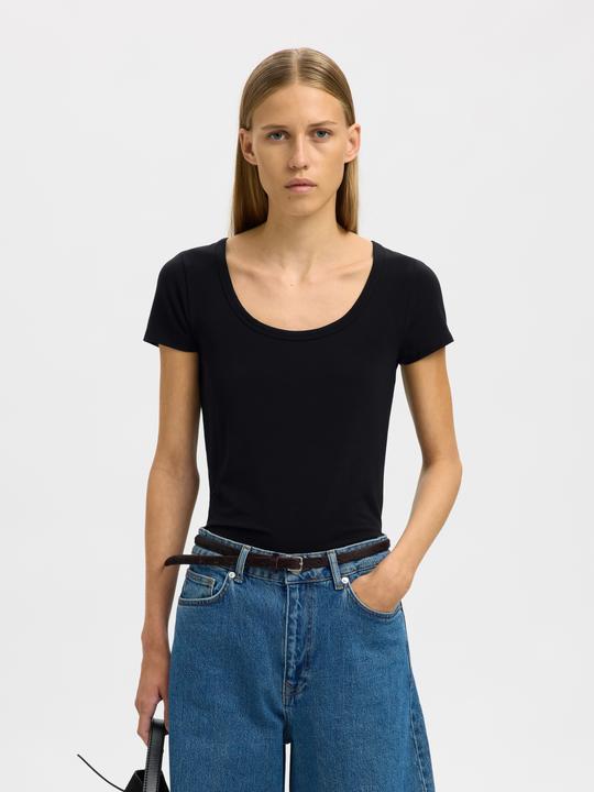 Immagine prodotto Selected U-Ausschnitt T-Shirt (L)