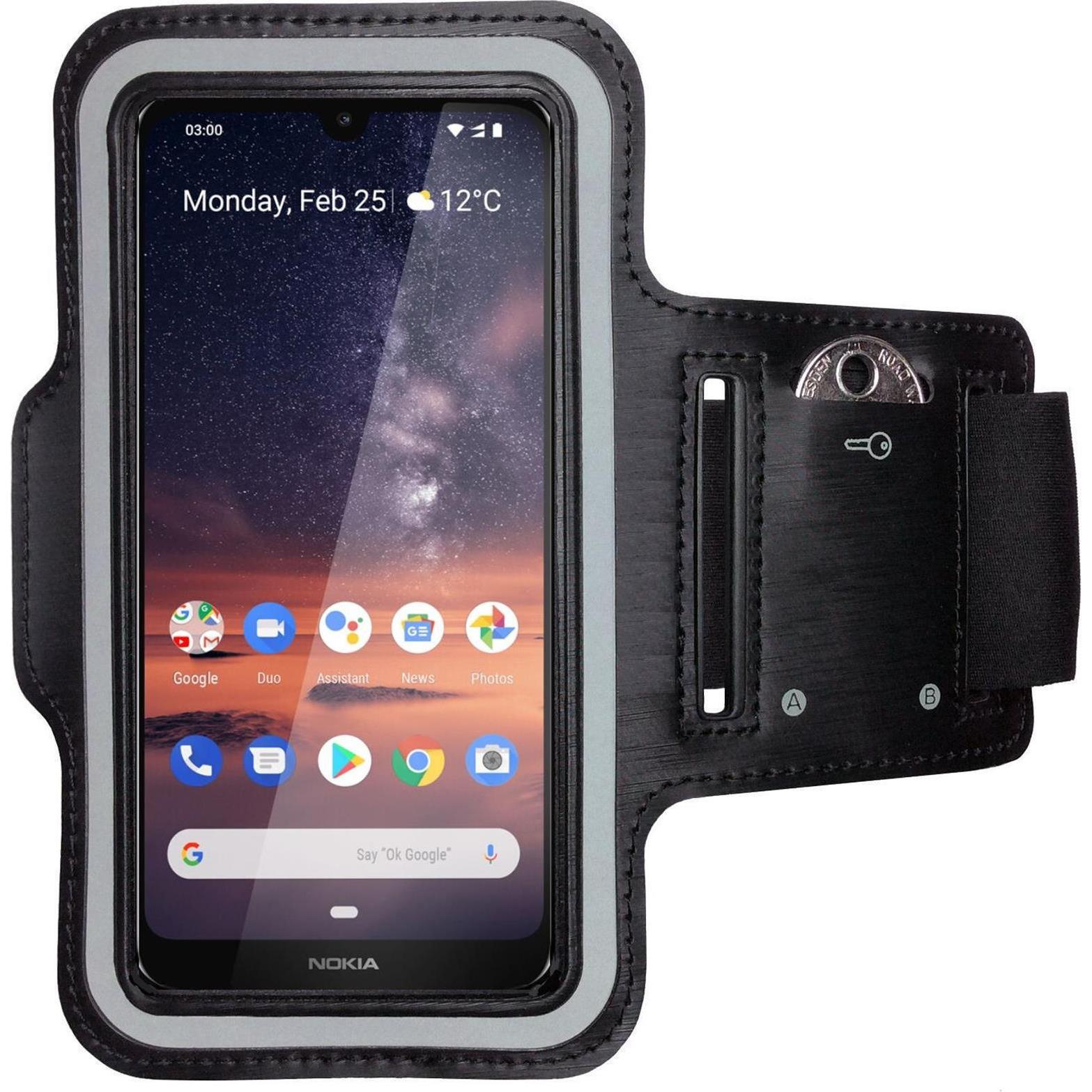 CoverKingz Sportarmband für Nokia 3.2, Smartphone Sportarmband, Schwarz