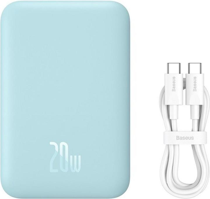 Produktbild Baseus Powerbank mini 6000 mAh 20W (blue) (6000 mAh, 20 W, 22.20 Wh)