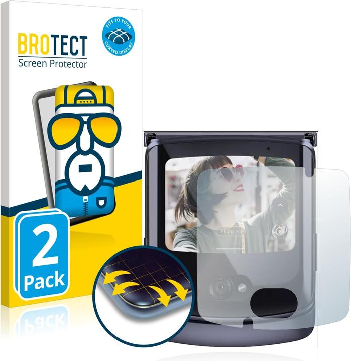 Image du produit BROTECT Full-Cover Protection (2 pièce(s), Motorola Razr (2020))