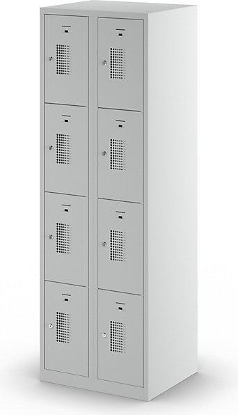 Actual product image eurokraft basic Locker cabinet with cylinder lock (60 cm, 180 cm)