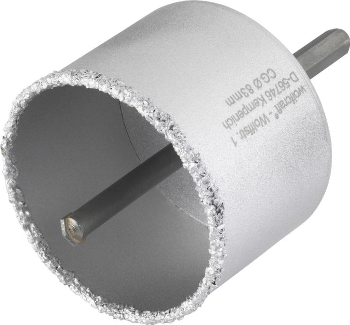 Produktbild wolfcraft wolfcraft 1 Bohrkrone HM m. Schaft u. Bohrer ø83mm (83 Millimeter)