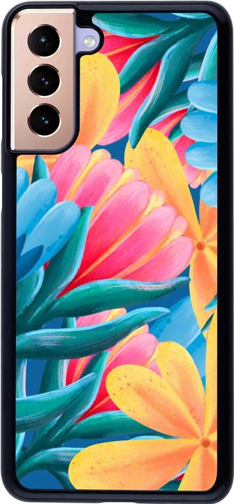 Actual product image PhoneLook Cover Spring 23 colourful flowers (Samsung Galaxy S21+ 5G)